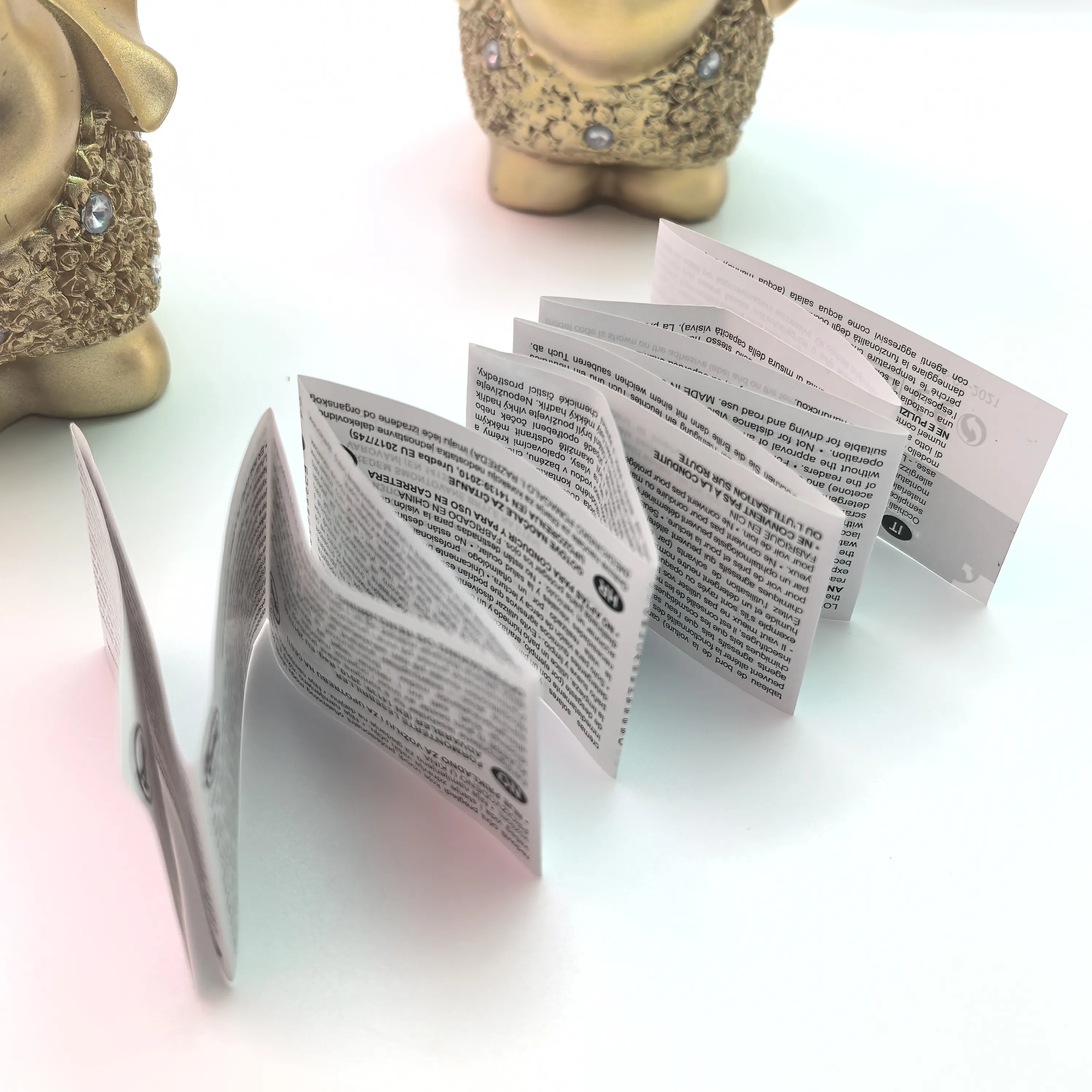 बुकलेट लेबल को कैसे समझें?