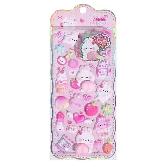 3डी स्क्विशी बट स्टिकर