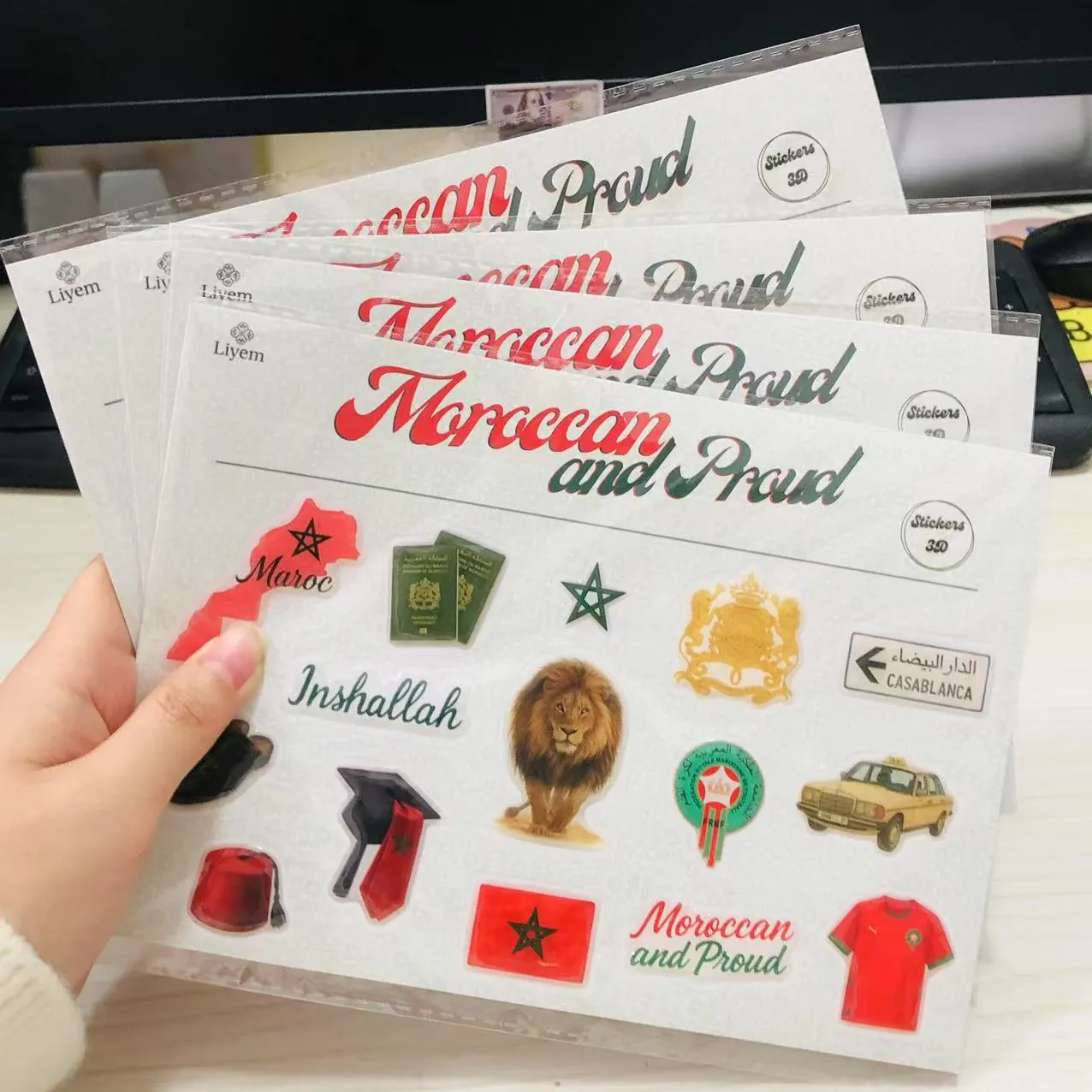 डोम एपॉक्सी राल स्टिकर