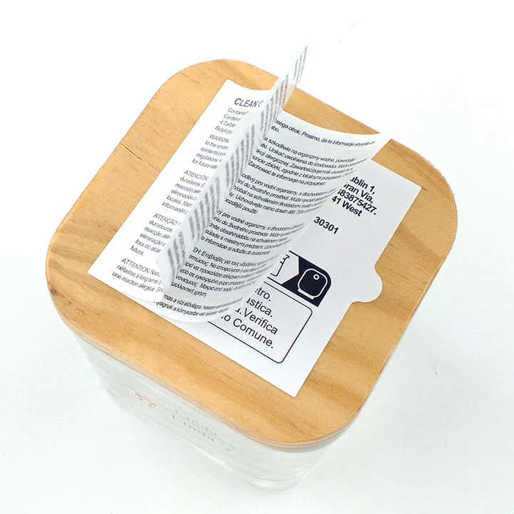 बुकलेट लेबल को मोड़ें